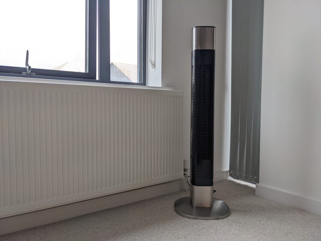 Ventilateur Princess Smart Tower dans la chambre