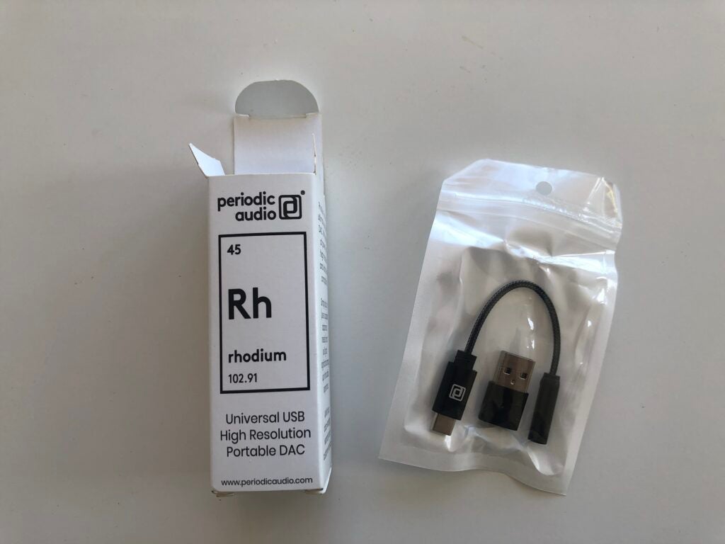 Périodique Audio Rhodium hors de la boîte