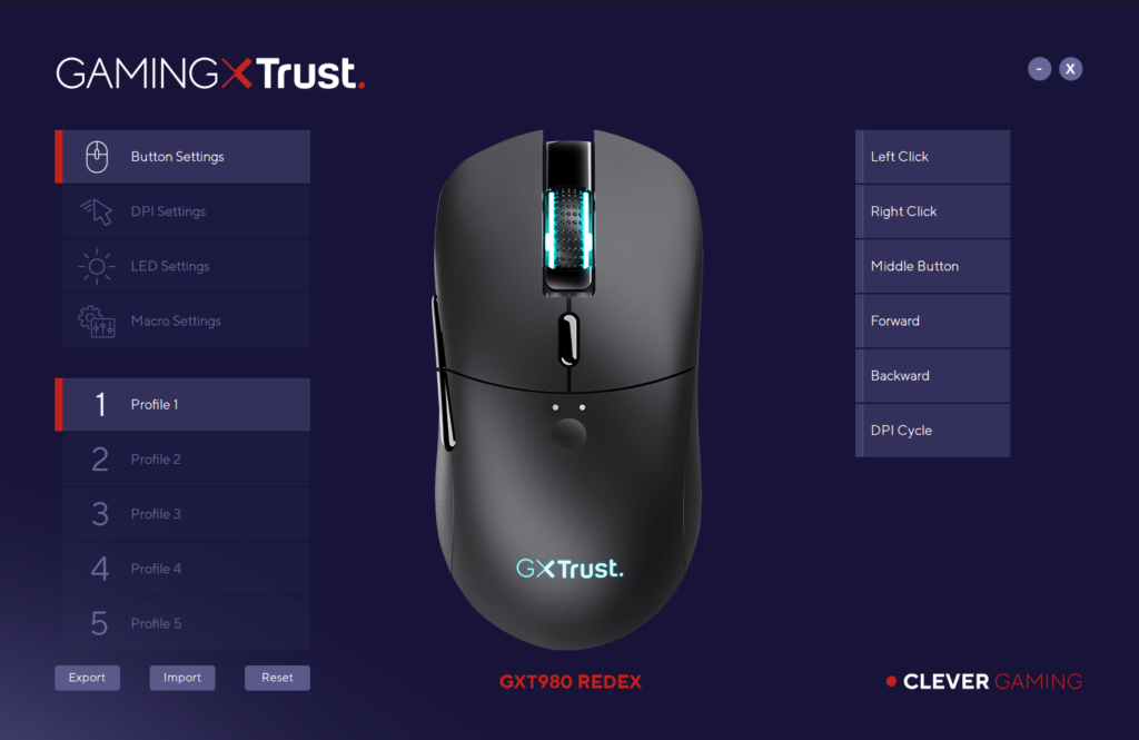 Le logiciel Gaming X Trust