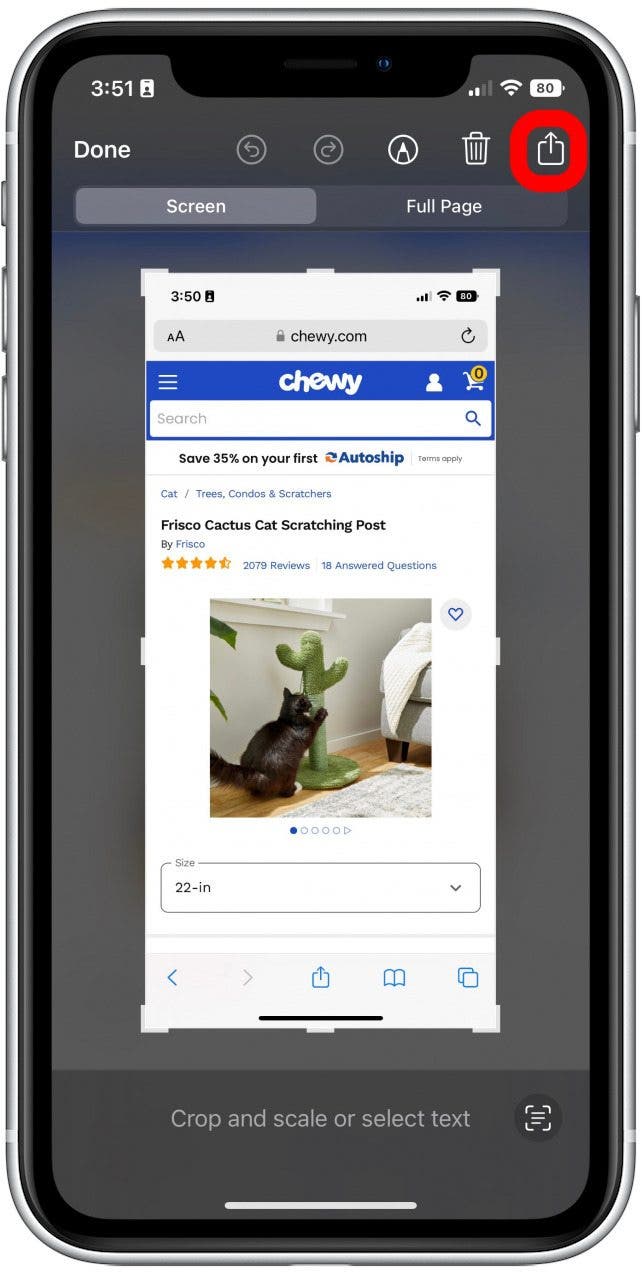 iOS 16 Comment enregistrer une capture decran dans une note