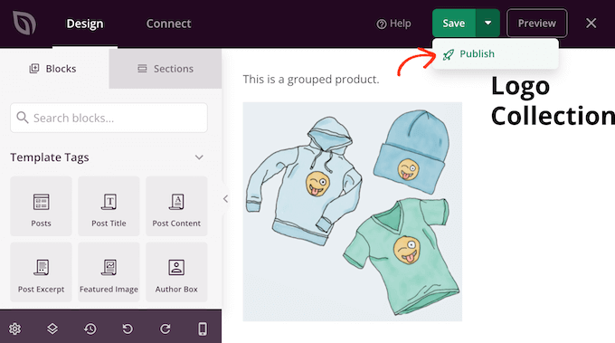 Publication d'un modèle de produit unique WooCommerce Publication d'un modèle de produit unique WooCommerce
