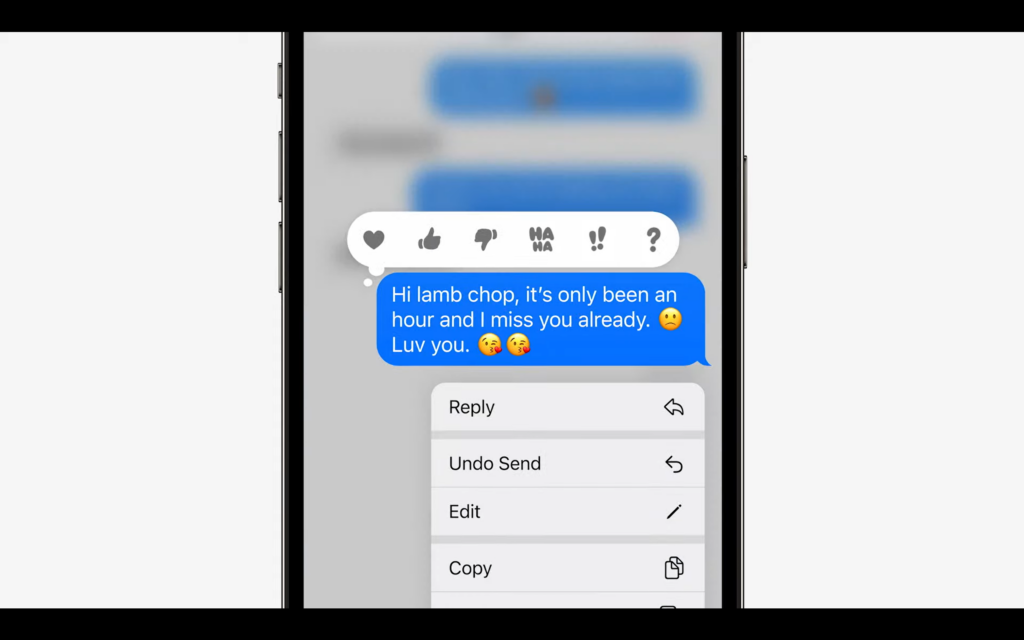 Annulation des messages Apple iOS 16