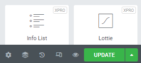 cliquer sur mise à jour