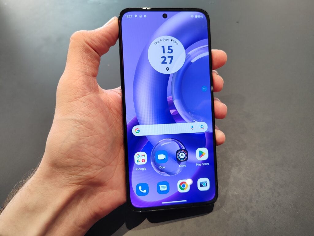 Écran d'accueil du Motorola Edge 30 Neo