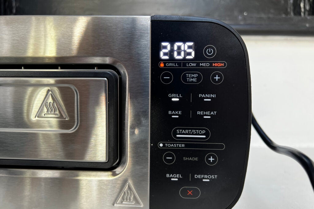 Grille-pain, gril et presse à panini 3 en 1 Ninja Foodi commandes de mode de cuisson