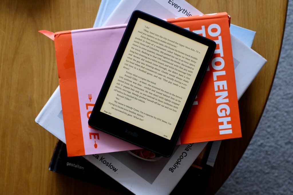 Texte Kindle Paperwhite 2021 dans le livre