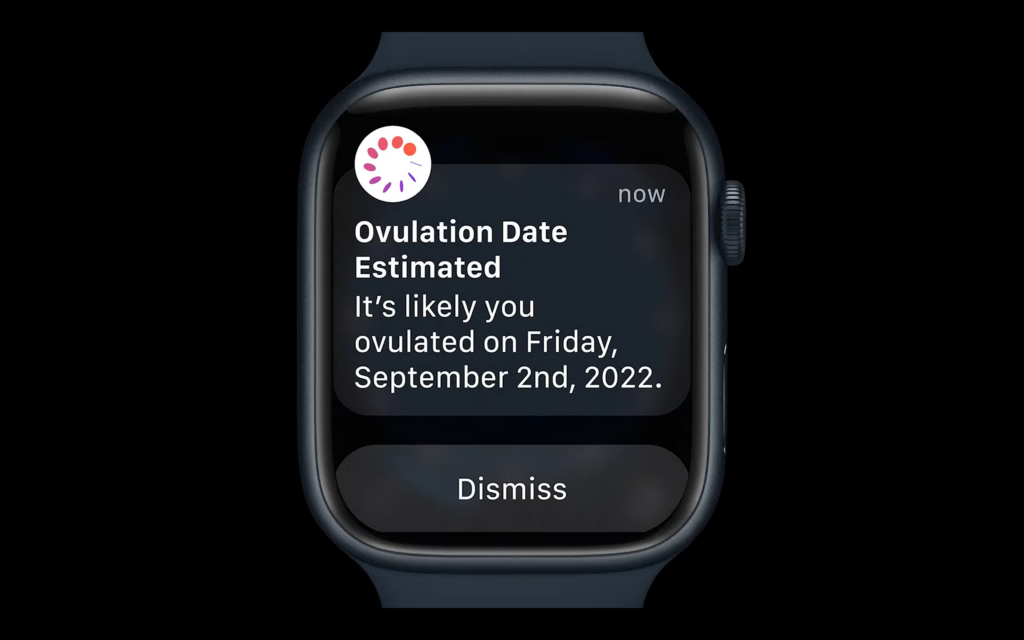 Suivi des périodes Apple Watch