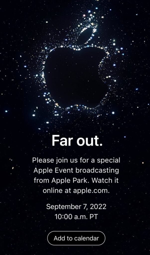 Événement Apple le 7 septembre