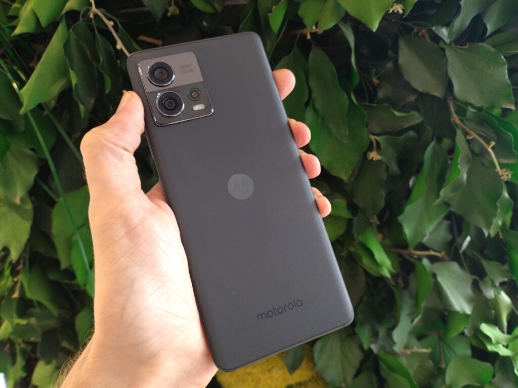 Panneau arrière du Motorola Edge 30 Fusion