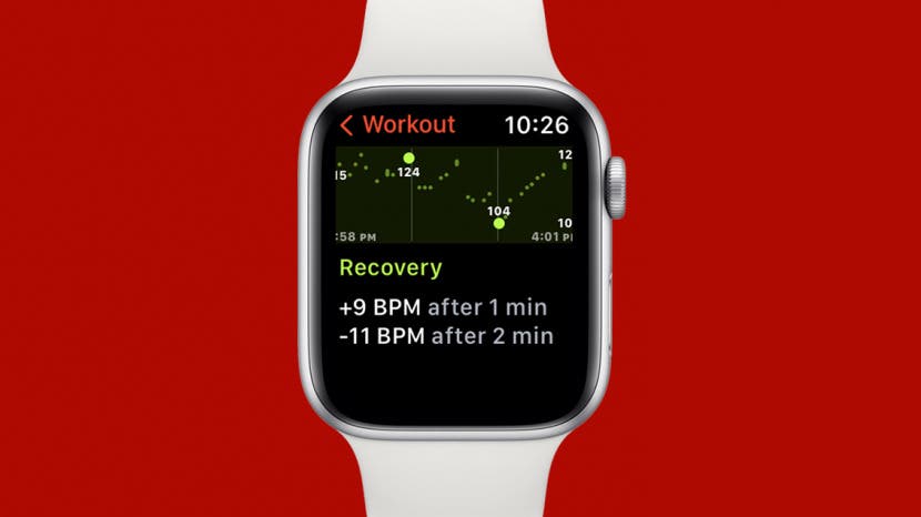 Suivre la recuperation de la frequence cardiaque sur Apple Watch