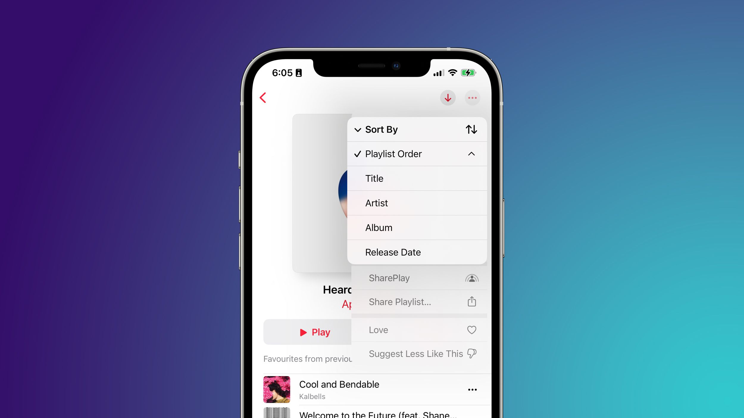 1665032406 Comment trier les listes de lecture dans Apple Music