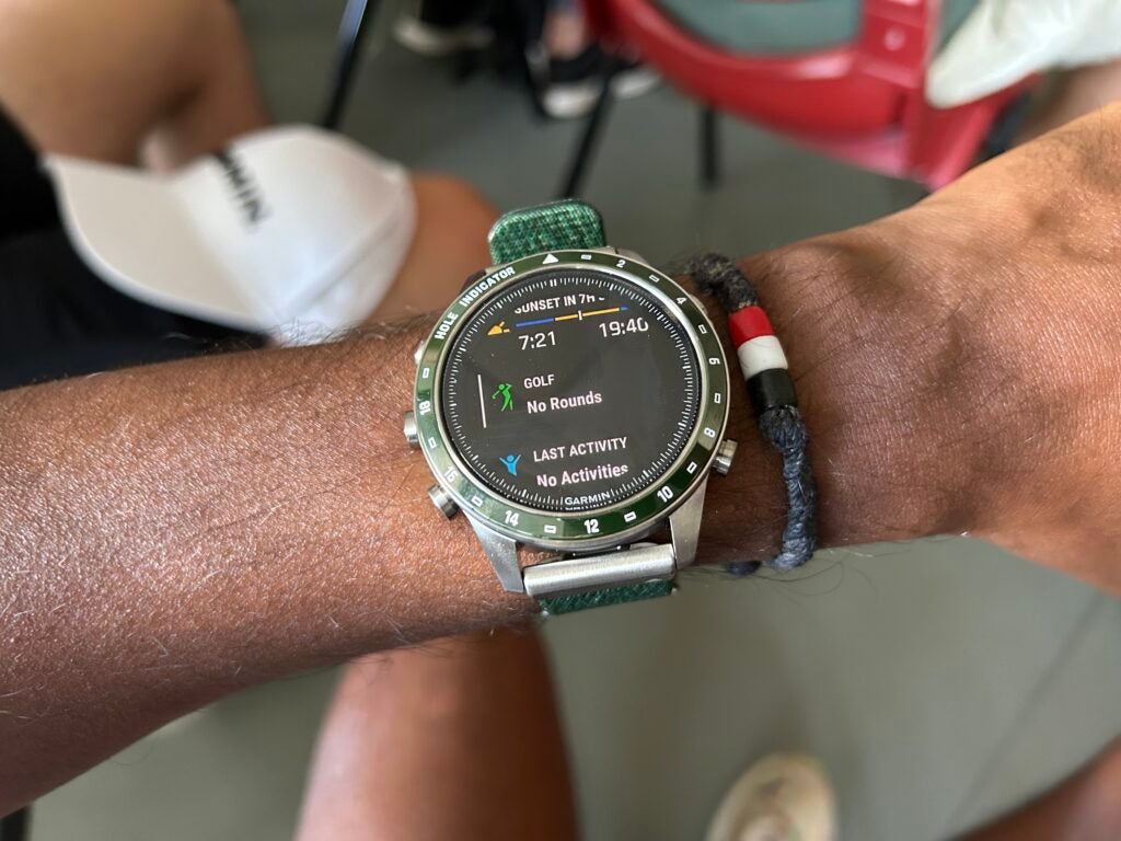 Mode golf sur le Garmin Marq Gen 2