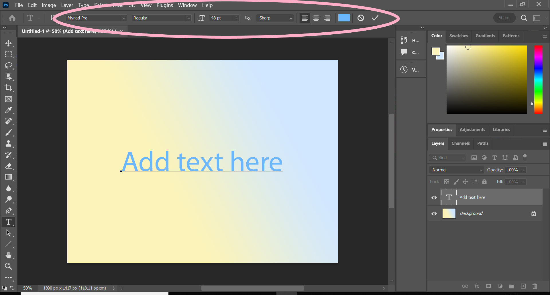 1666673289 703 Comment ajouter du texte dans Photoshop