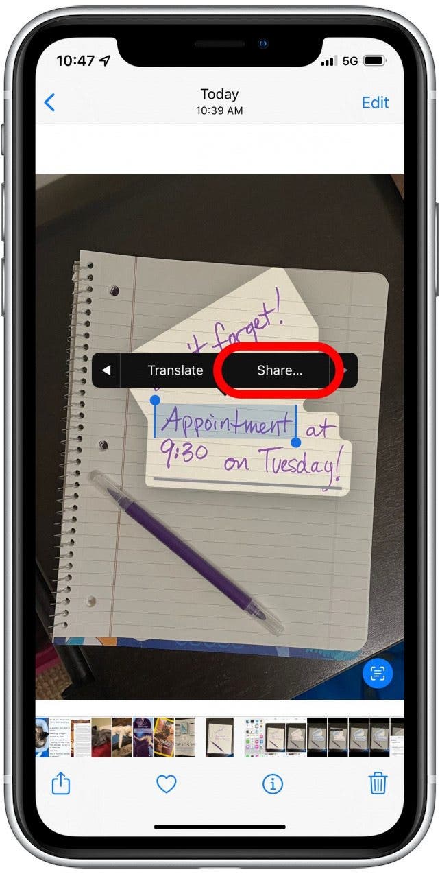 1666737134 579 Comment utiliser le texte en direct sur iPhone dans Photos
