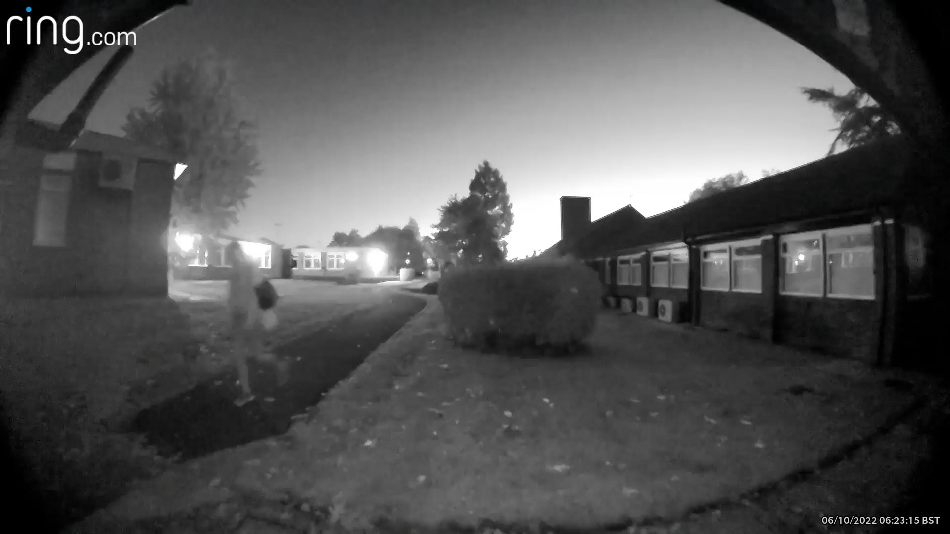 Ring Video Doorbell 2nd Gen night sample IR