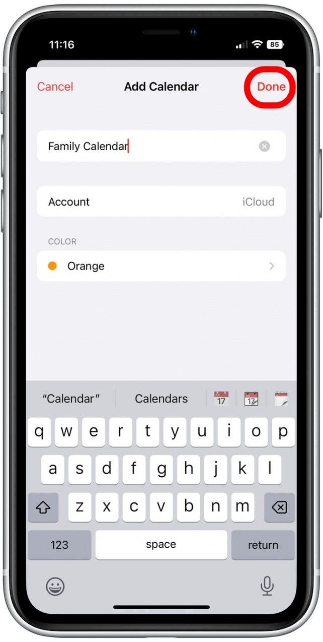 1667234888 640 Creez facilement un calendrier familial partage sur votre iPhone iOS
