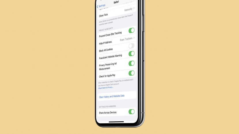 Comment activer les cookies sur votre iPhone iOS 16