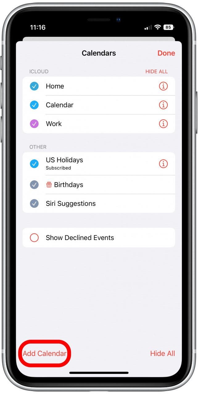 Creez facilement un calendrier familial partage sur votre iPhone iOS