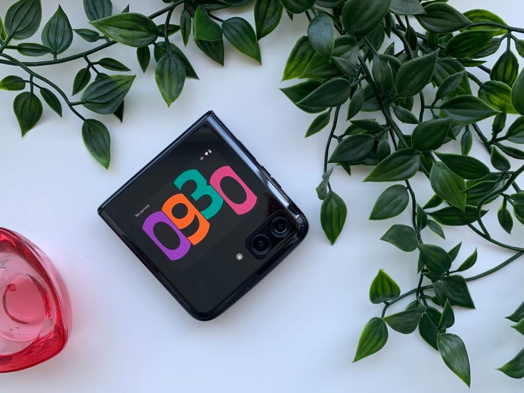 Écran de visualisation rapide du Motorola Razr 2022
