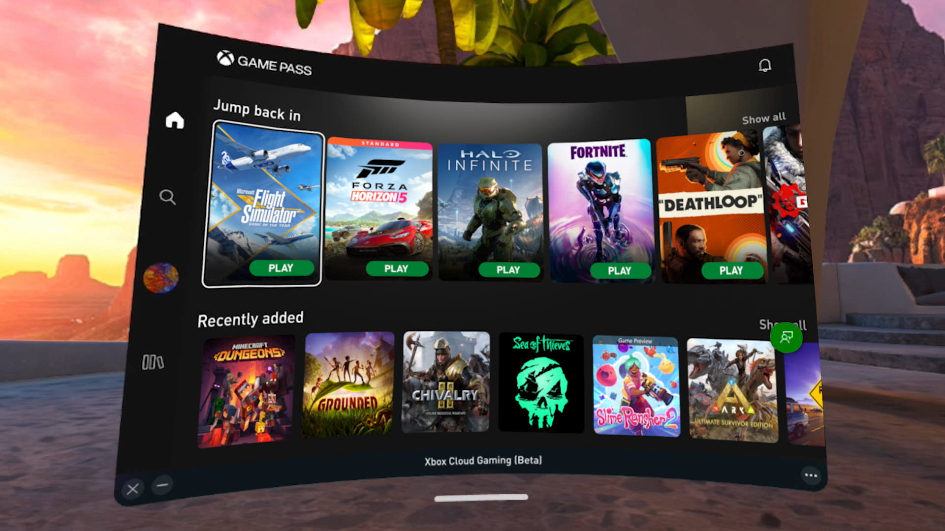 Xbox Cloud Gaming arrive sur Meta Quest mais pas en