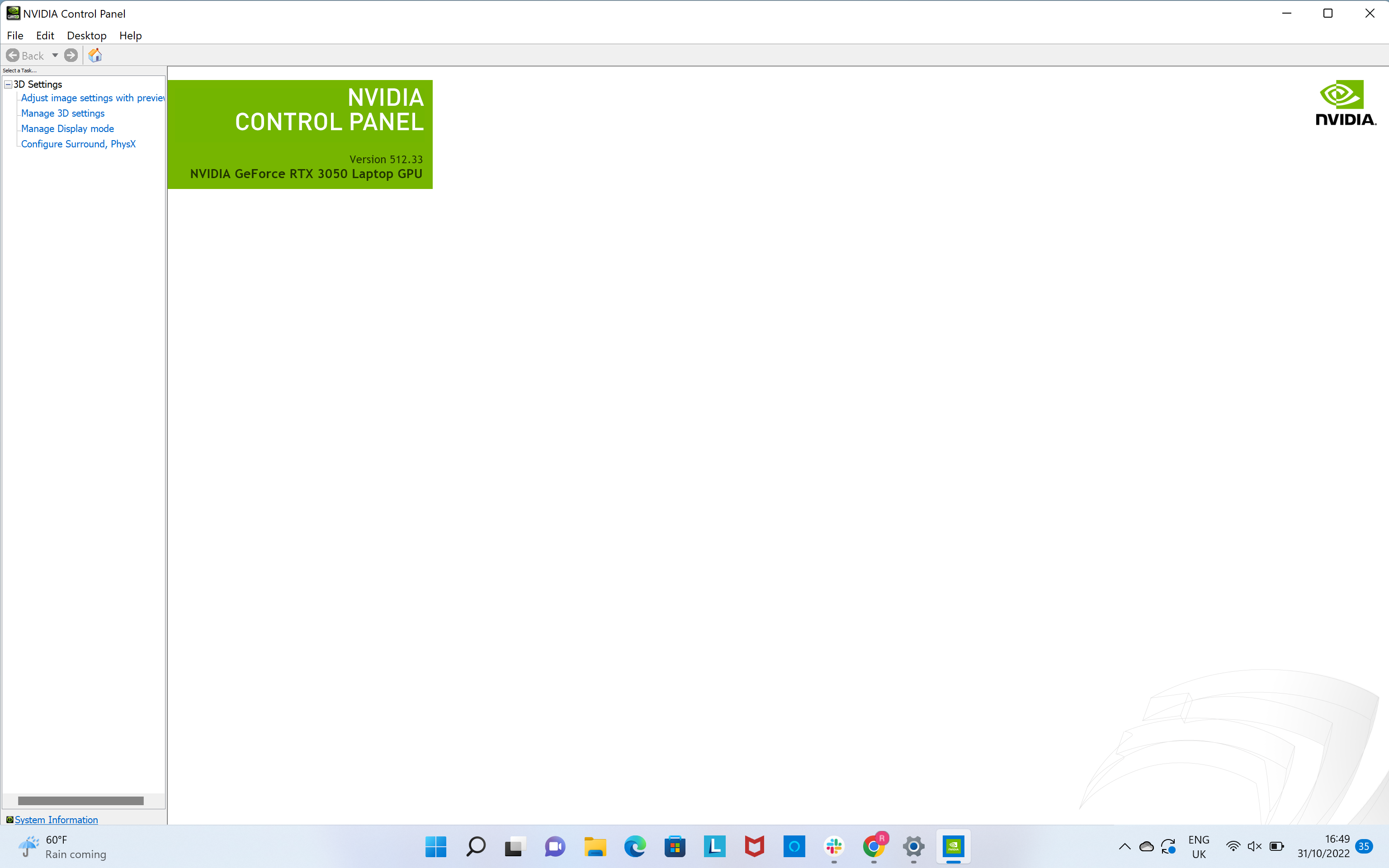1667329215 534 Comment ouvrir le panneau de configuration Nvidia