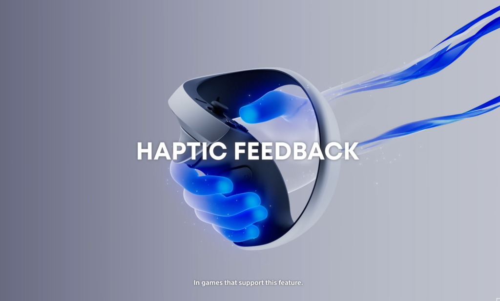 Retour haptique sur PSVR 2