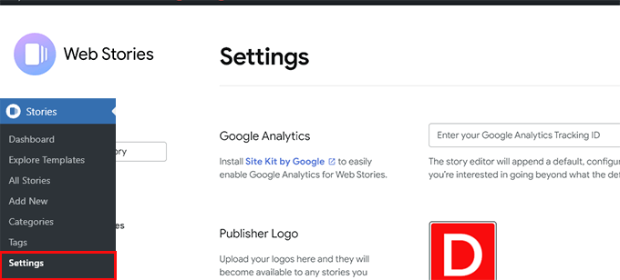Histoires Web Google Analytics
