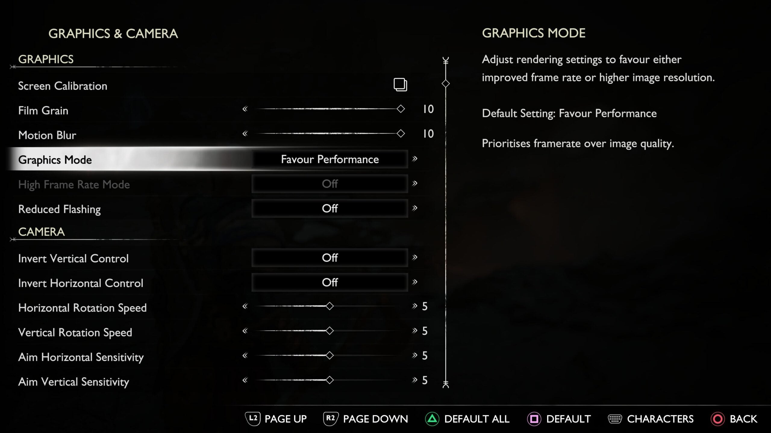 1667943628 258 Comment modifier les parametres de performance dans God of War