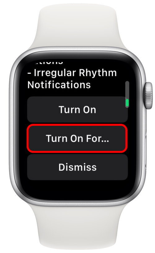 Appuyez sur Activer pendant… si vous souhaitez activer le mode faible consommation pour une durée définie.