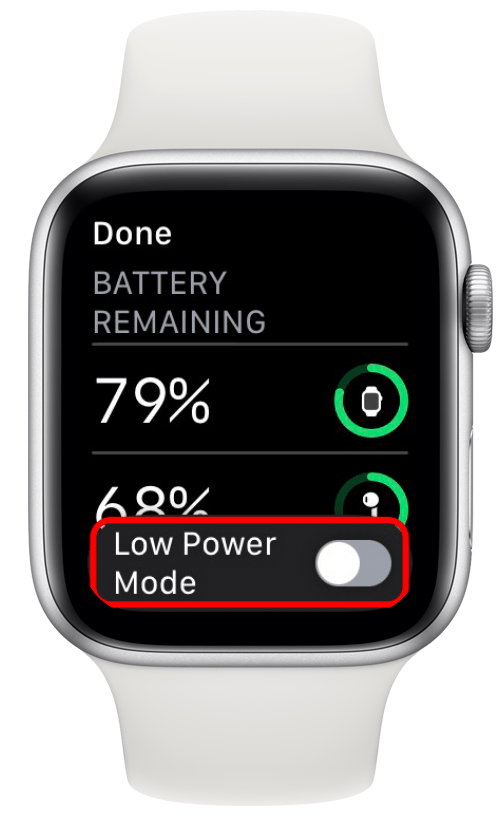 Vous pouvez activer et désactiver le mode faible consommation à partir d'ici au lieu de naviguer à chaque fois dans l'application Paramètres.