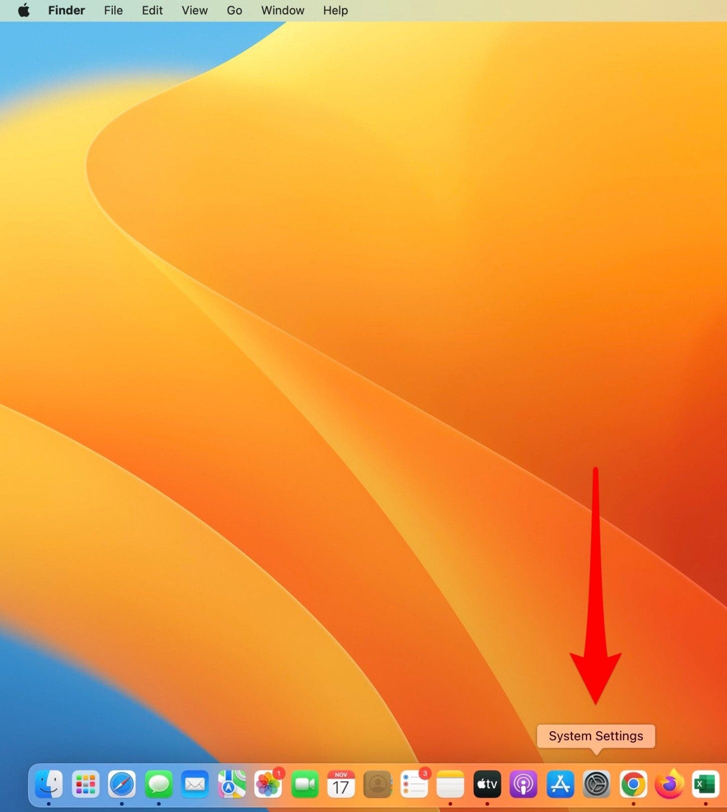 ouvrir les paramètres système sur mac