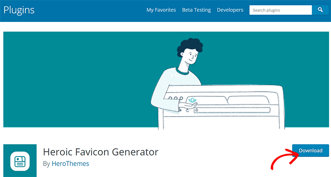 Plugin générateur de favicon héroïque