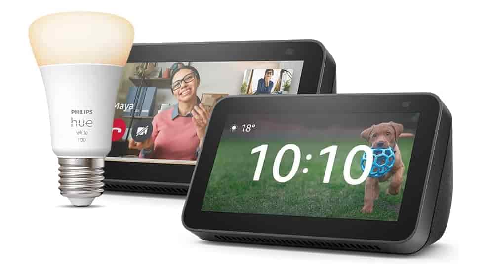 Economisez 100 sur deux ecrans intelligents Echo Show et un