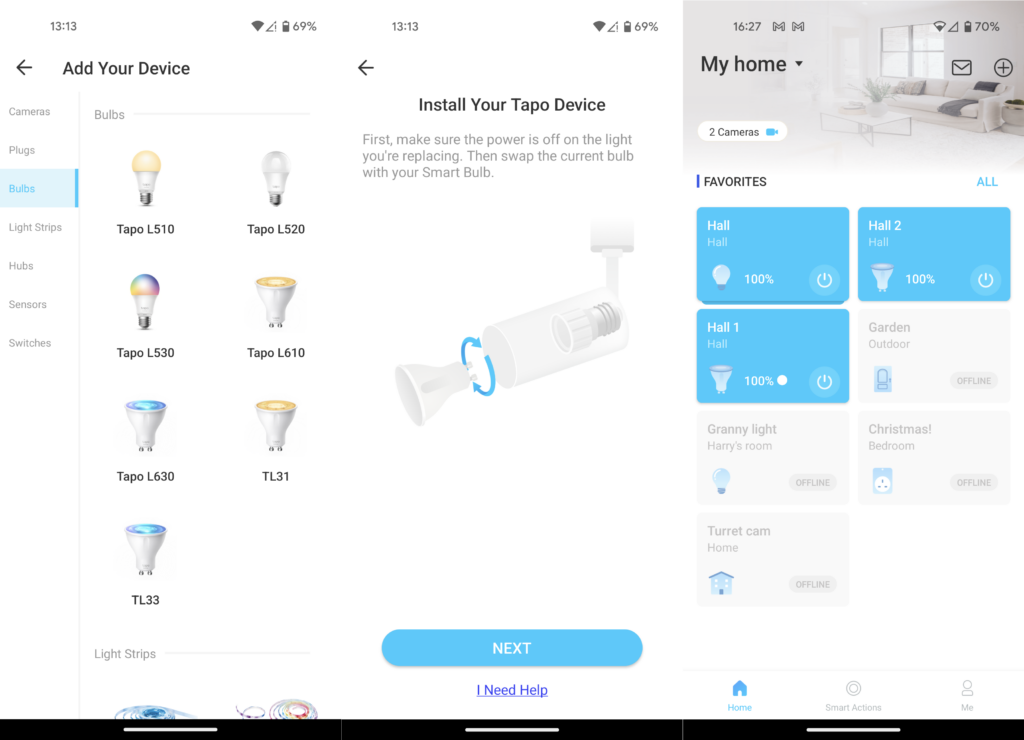 Test des projecteurs Wi Fi intelligents Tapo L610 et L630 de