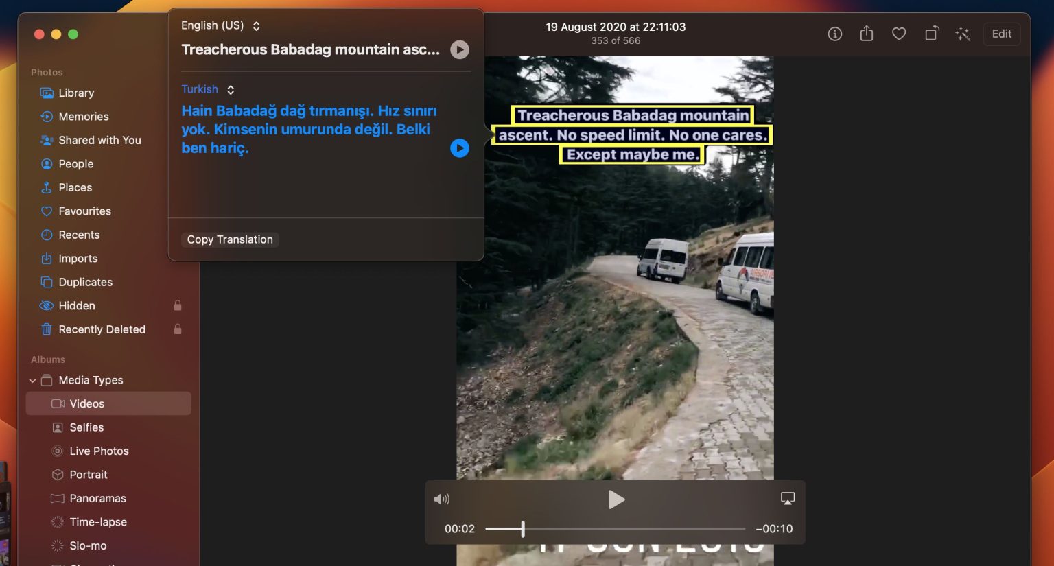 1669950980 macOS comment utiliser le texte en direct pour copier et