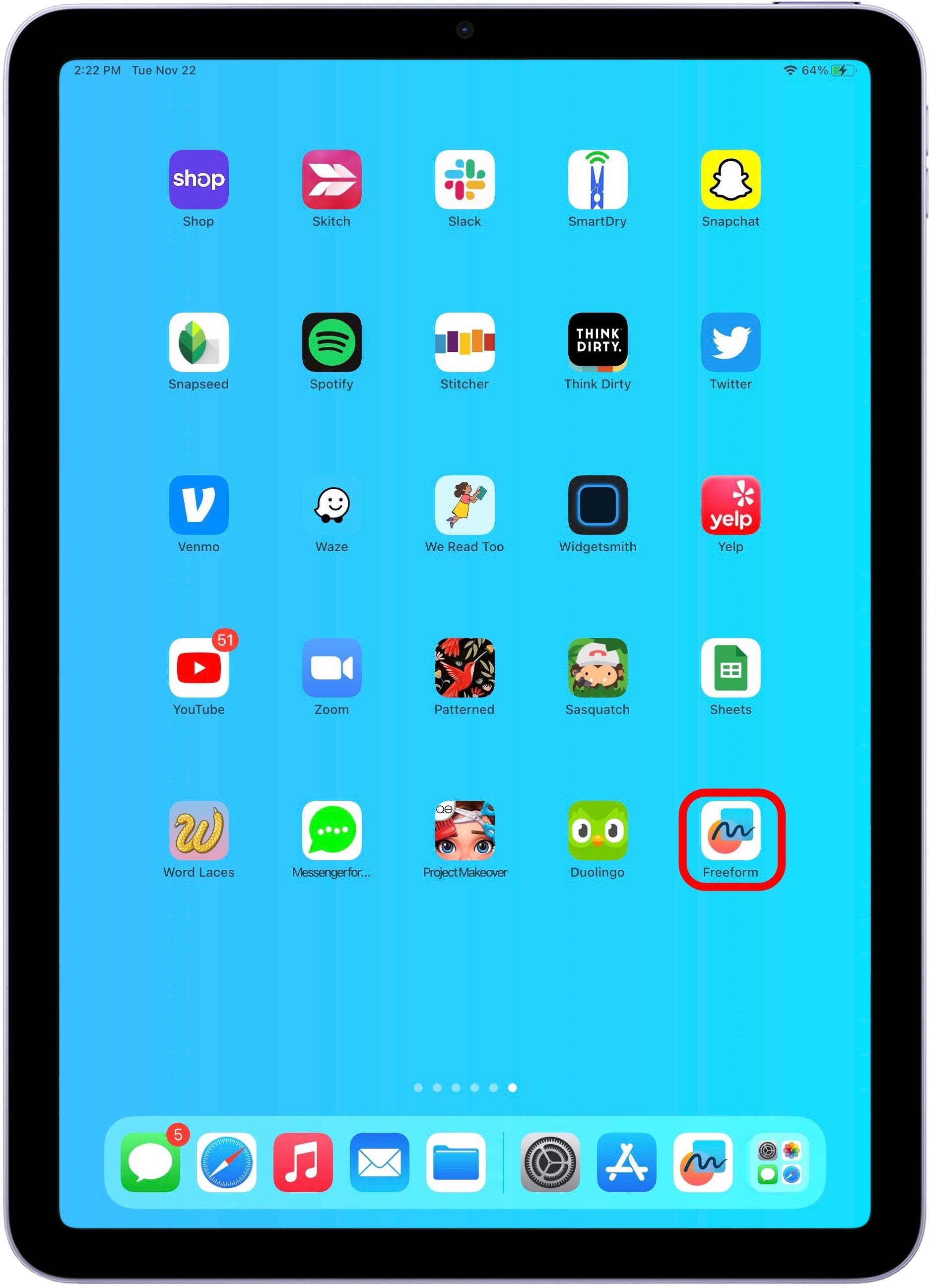 Ouvrez l'application Apple Freeform