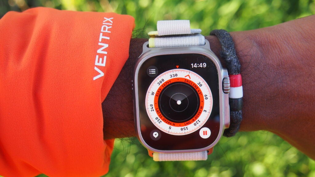 Boussole Apple Watch Ultra