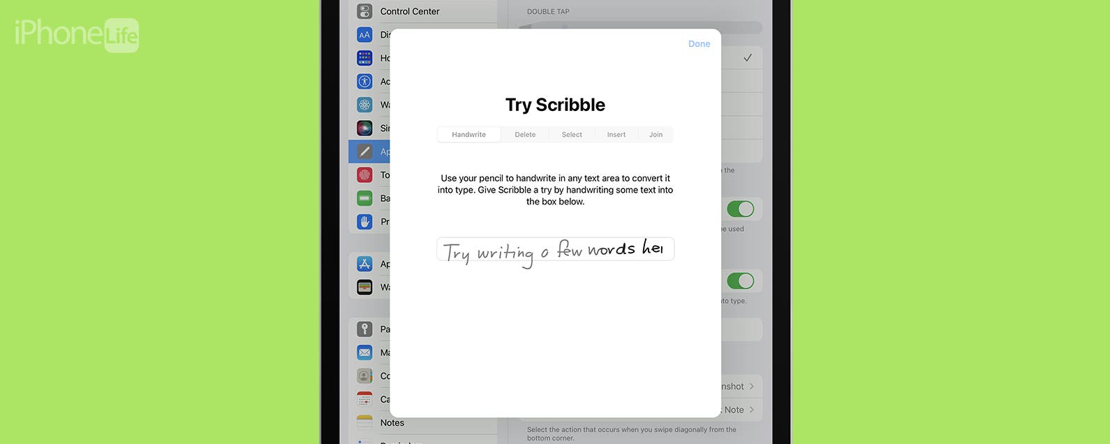 1671090021 Comment utiliser Scribble sur iPad iPadOS 16