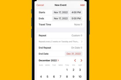 1671183139 Comment ajouter des evenements recurrents au calendrier iPhone