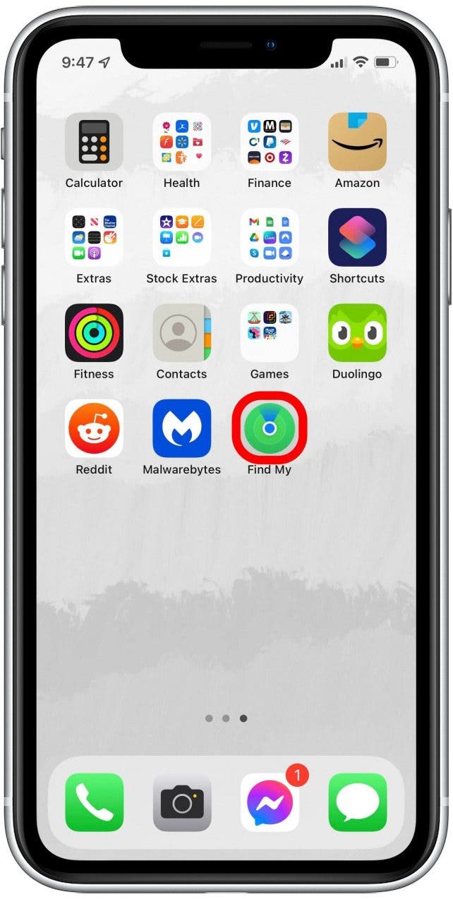 Désactiver les alertes iPhone laissés pour compte