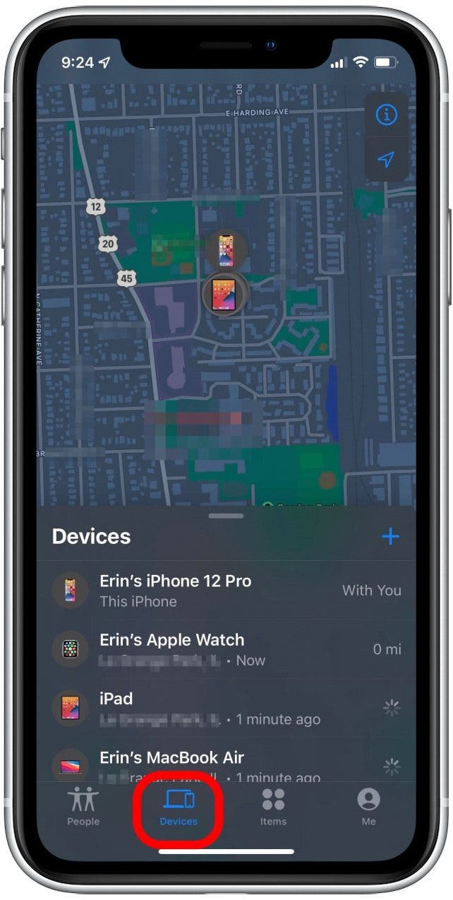 Désactiver les alertes iPhone laissés pour compte