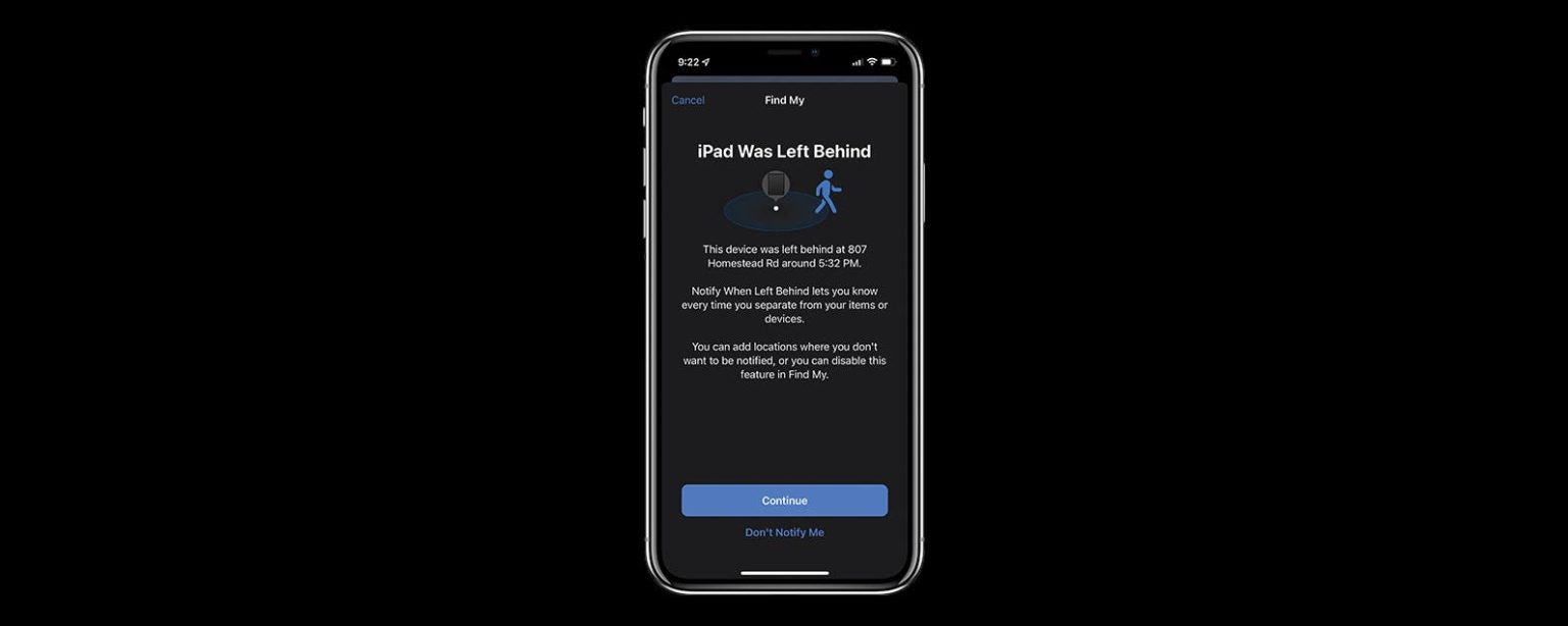 1671220580 Comment desactiver les alertes de peripherique laisse derriere sur iPhone