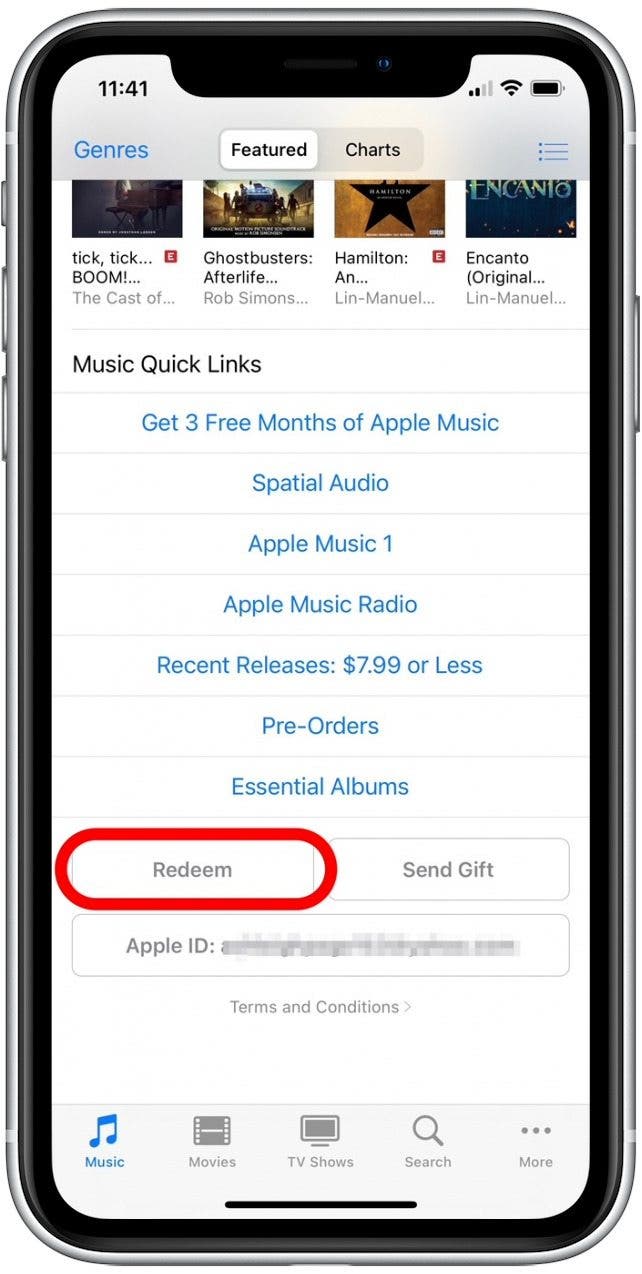 Appuyez sur Utiliser en bas de l'écran.
