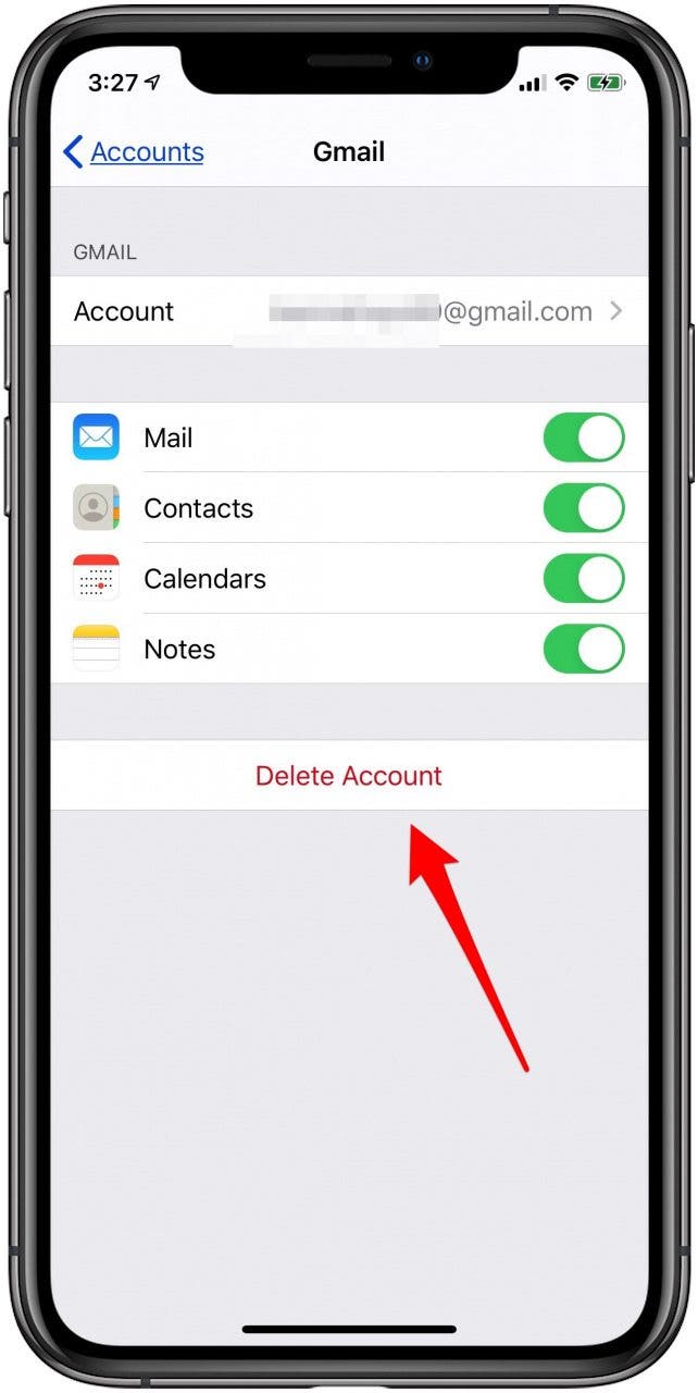 supprimer mon compte de messagerie sur iphone