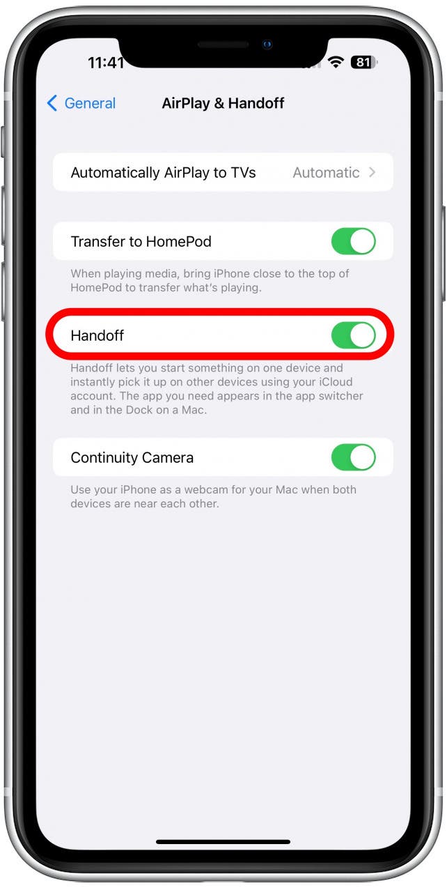 Si vous rencontrez des problèmes avec le transfert, assurez-vous que le transfert est activé.