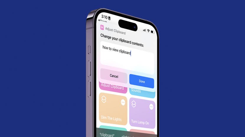 Comment afficher le presse papiers sur iPhone et iPad