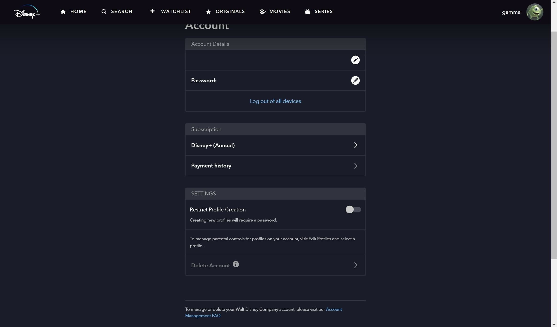 Comment annuler Disney Plus
