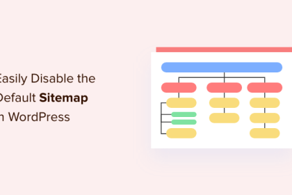 Comment desactiver facilement le plan du site WordPress par defaut