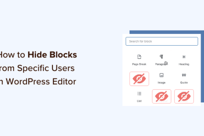 Comment masquer les blocs dutilisateurs specifiques dans lediteur WordPress