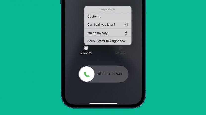 Comment repondre a un appel avec un SMS